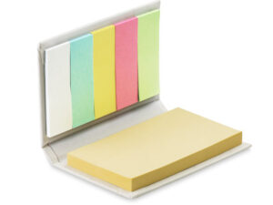 Blocchetti adesivi promozionali LECTURE con fogli colorati – personalizzabili con logo.