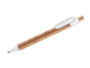 Penna a sfera KORTE con logo con corpo in sughero, regalo aziendale ecologico con logo.