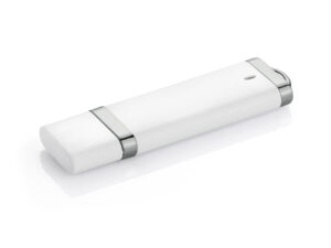 Chiavetta USB BRIS 16 GB in plastica, personalizzabile con logo per branding aziendale.